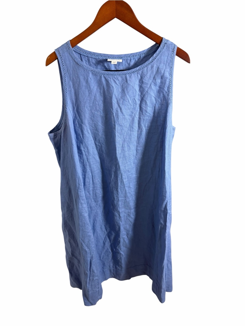 J. Jill Light Blue Linen Tank Top - Picture 2 of 9